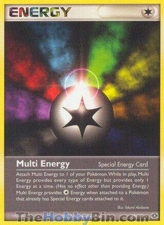 Multi Energy #89/106 Rare - EX Emerald Pokemon card