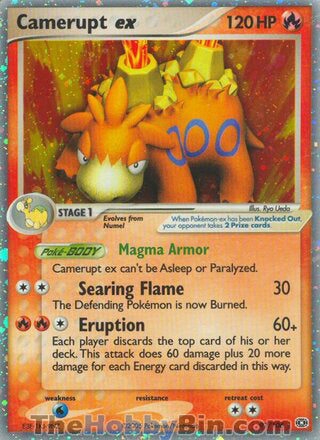 0092 Camerupt ex Ultra Rare Emerald