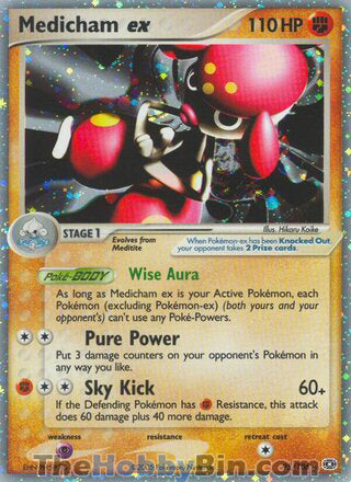 Medicham ex #95/106 Ultra Rare - EX Emerald Pokemon card