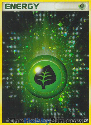 Grass Energy #101/106 Holo Rare - EX Emerald Pokemon card