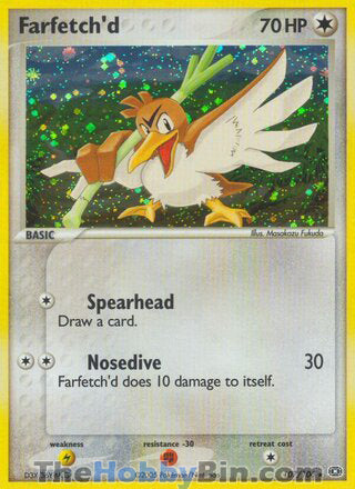 Farfetch'd EX Emerald Secret Rare #107/106