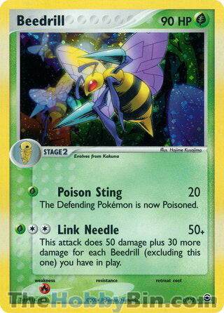 Beedrill EX FireRed & LeafGreen Holo Rare #1/112