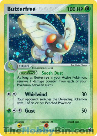 0002 Butterfree Holo Rare FireRed & LeafGreen