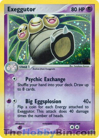 0005 Exeggutor Holo Rare FireRed & LeafGreen