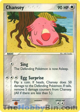 Chansey EX FireRed & LeafGreen Rare #19/112