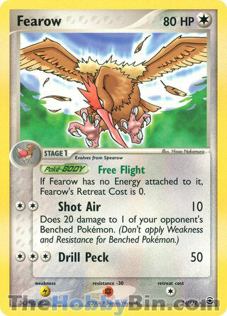 Fearow EX FireRed & LeafGreen Rare #24/112