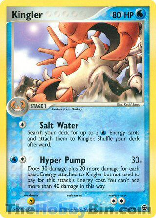 Kingler #26/112 Rare - EX FireRed & LeafGreen Pokemon card