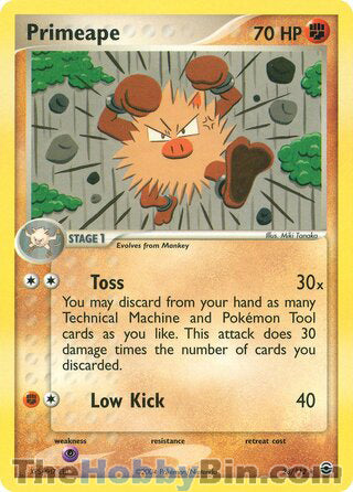 Primeape #28/112 Rare - EX FireRed & LeafGreen Pokemon card