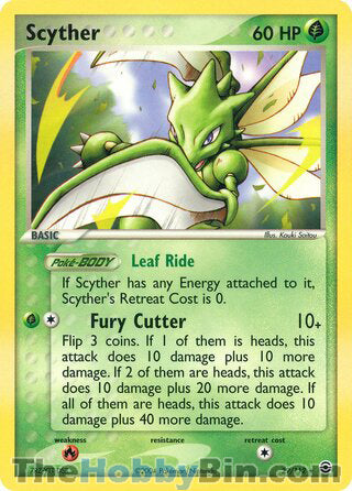 Scyther #29/112 Rare - EX FireRed & LeafGreen Pokemon card