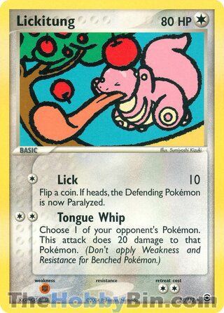 Lickitung EX FireRed & LeafGreen Uncommon #37/112