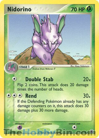 Nidorino #41/112 Uncommon - EX FireRed & LeafGreen Pokemon card