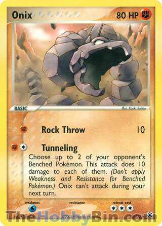 Onix EX FireRed & LeafGreen Uncommon #42/112