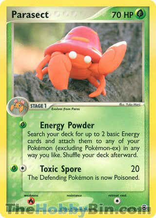 Parasect #43/112 Uncommon - EX FireRed & LeafGreen Pokemon card