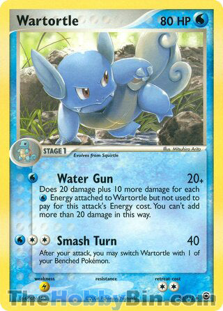Wartortle #50/112 Uncommon - EX FireRed & LeafGreen Pokemon card
