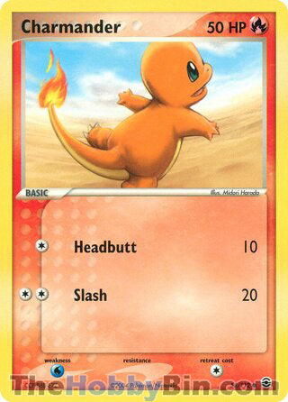 Charmander #58/112 Common - EX FireRed & LeafGreen Pokemon card