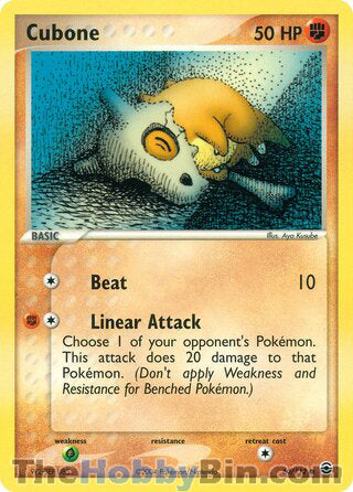 Cubone #60/112 Common - EX FireRed & LeafGreen Pokemon card