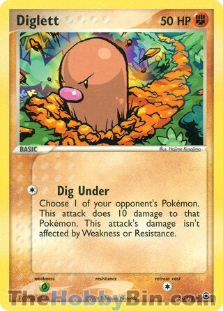 Diglett #61/112 Common - EX FireRed & LeafGreen Pokemon card