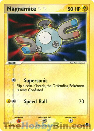 Magnemite #68/112 Common - EX FireRed & LeafGreen Pokemon card
