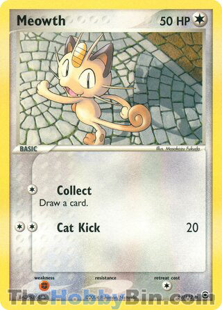 Meowth EX FireRed & LeafGreen Common #69/112