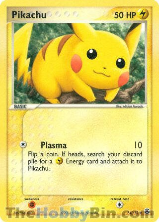 Pikachu #74/112 Common - EX FireRed & LeafGreen Pokemon card