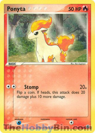 Ponyta #76/112 Common - EX FireRed & LeafGreen Pokemon card