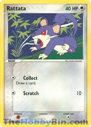 Rattata #77/112 Common - EX FireRed & LeafGreen Pokemon card