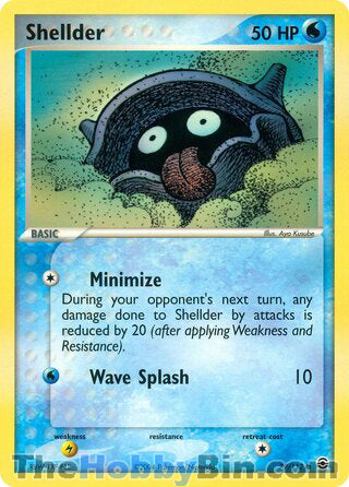 Shellder #79/112 Common - EX FireRed & LeafGreen Pokemon card