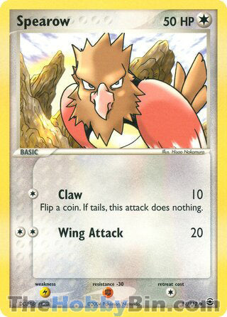 Spearow #81/112 Common - EX FireRed & LeafGreen Pokemon card