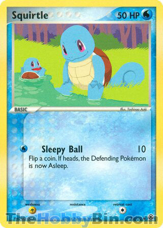 Squirtle #82/112 Common - EX FireRed & LeafGreen Pokemon card