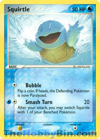 Squirtle #83/112 Common - EX FireRed & LeafGreen Pokemon card