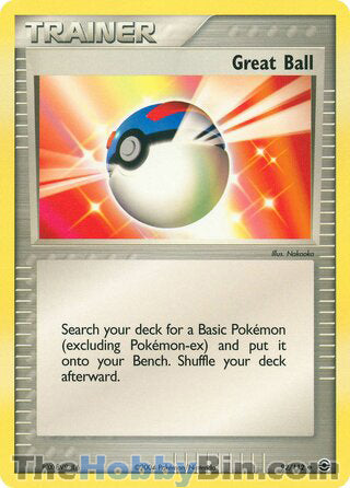 Great Ball #92/112 Uncommon - EX FireRed & LeafGreen Pokemon card