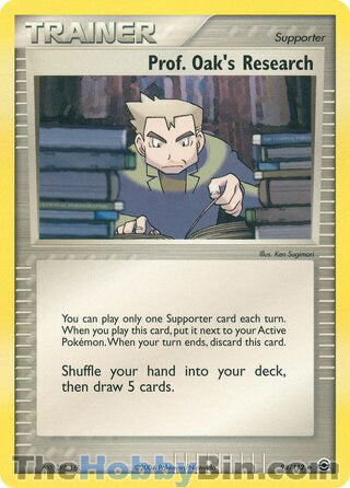 Prof. Oak's Research EX FireRed & LeafGreen Uncommon #98/112