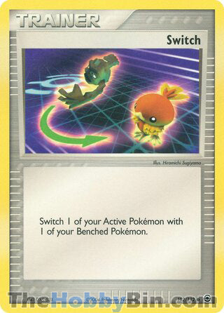 Switch #102/112 Common - EX FireRed & LeafGreen Pokemon card