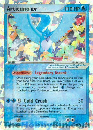 Articuno ex #114/112 Secret Rare - EX FireRed & LeafGreen Pokemon card