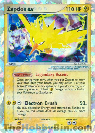 Zapdos ex EX FireRed & LeafGreen Secret Rare #116/112