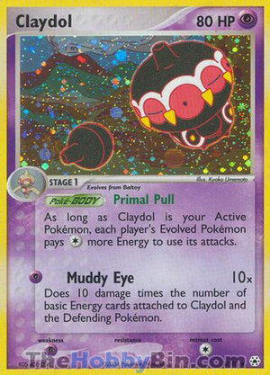 0002 Claydol Holo Rare Hidden Legends