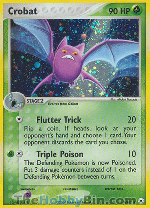 0003 Crobat Holo Rare Hidden Legends