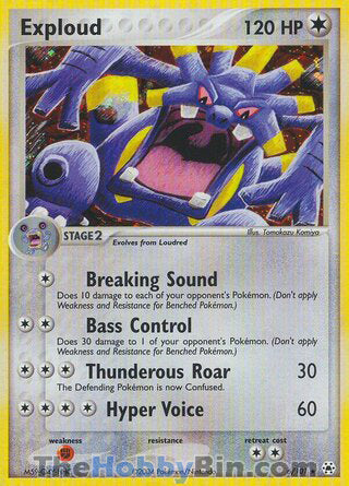 Exploud #6/101 Holo Rare - EX Hidden Legends Pokemon card