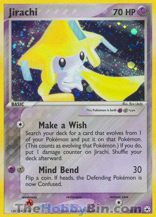 Jirachi EX Hidden Legends Holo Rare #8/101