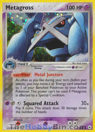 Metagross EX Hidden Legends Holo Rare #11/101