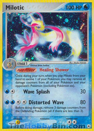 Milotic #12/101 Holo Rare - EX Hidden Legends Pokemon card