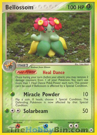 Bellossom #16/101 Rare - EX Hidden Legends Pokemon card