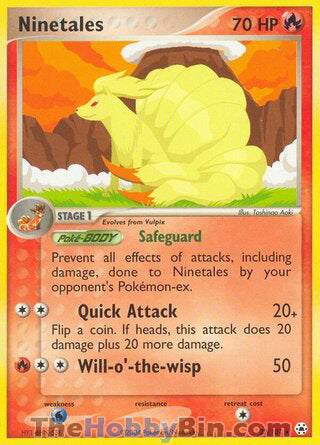 Ninetales EX Hidden Legends Rare #22/101