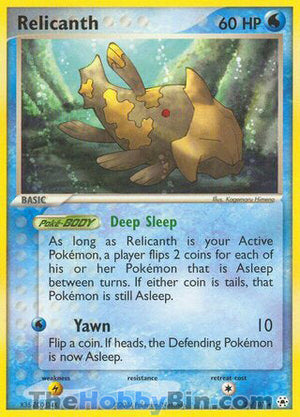 0024 Relicanth Rare Hidden Legends