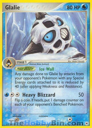 Glalie EX Hidden Legends Uncommon #34/101