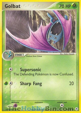 Golbat #36/101 Uncommon - EX Hidden Legends Pokemon card
