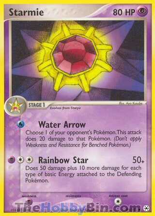Starmie #49/101 Uncommon - EX Hidden Legends Pokemon card