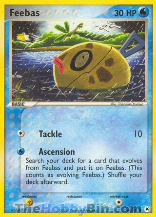 Feebas #61/101 Common - EX Hidden Legends Pokemon card