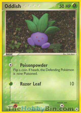 Oddish EX Hidden Legends Common #68/101