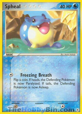 Spheal #74/101 Common - EX Hidden Legends Pokemon card